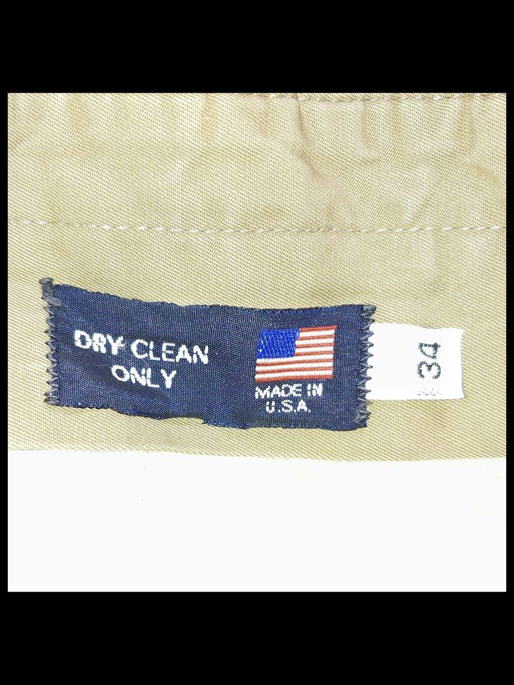 Men's Pleated Chino Shorts - Khaki - Picture 5 of 5
